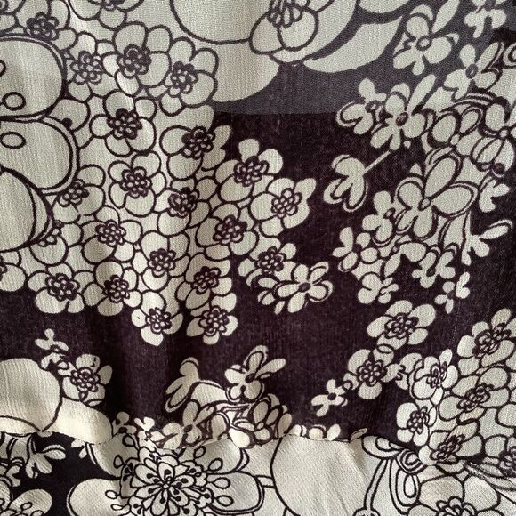 Rogue Romantic Y2K Whimsigoth Witchy Fairy Grunge Floral Ruffle Blouse Medium - Picture 14 of 14